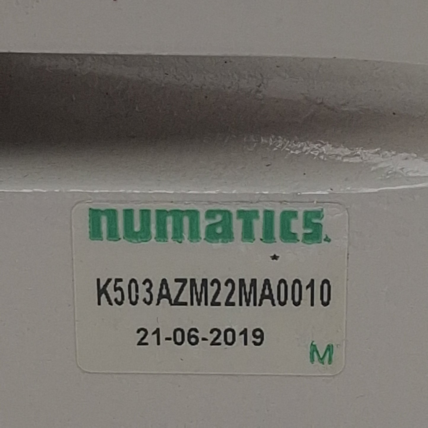 Used Numatics K503AZM22MA0010 Solenoid Valve Manifold Block, 2-Station, ø1/4in Tube