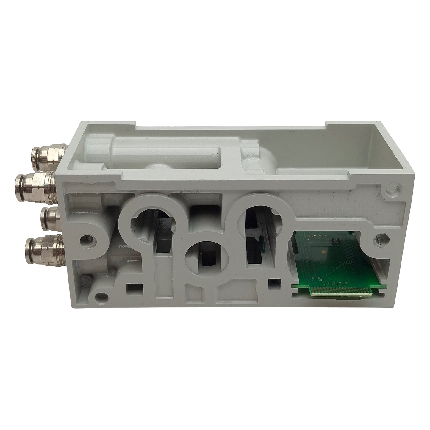 Used Numatics K503AZM22MA0010 Solenoid Valve Manifold Block, 2-Station, ø1/4in Tube