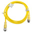 New Mencom MDC-4MFP-2M Cordset, 4-Pin M12 Male to Female, 4A 300VAC/DC, 2m Long