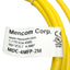 New Mencom MDC-4MFP-2M Cordset, 4-Pin M12 Male to Female, 4A 300VAC/DC, 2m Long
