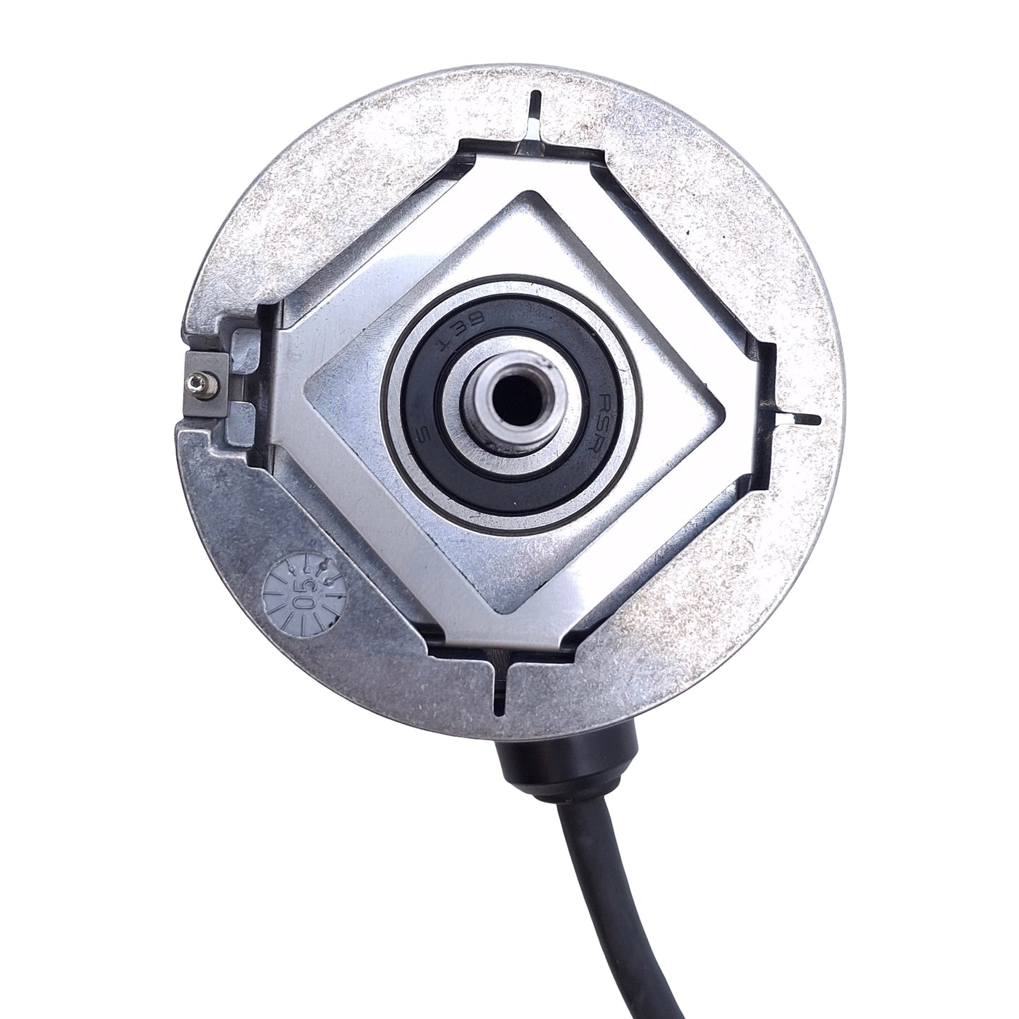 Used Heidenhain ERN 471 5000 16S15-0V Rotary Encoder 5V±5%, ø9mm Shaft, 1ft Cable