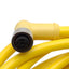 Used Numatics TD0405MAE0000000 Cordset 4-Pin M12 90° Female to Leads 4A 300VAC/DC, 4m