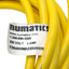 Used Numatics TD0405MAE0000000 Cordset 4-Pin M12 90° Female to Leads 4A 300VAC/DC, 4m