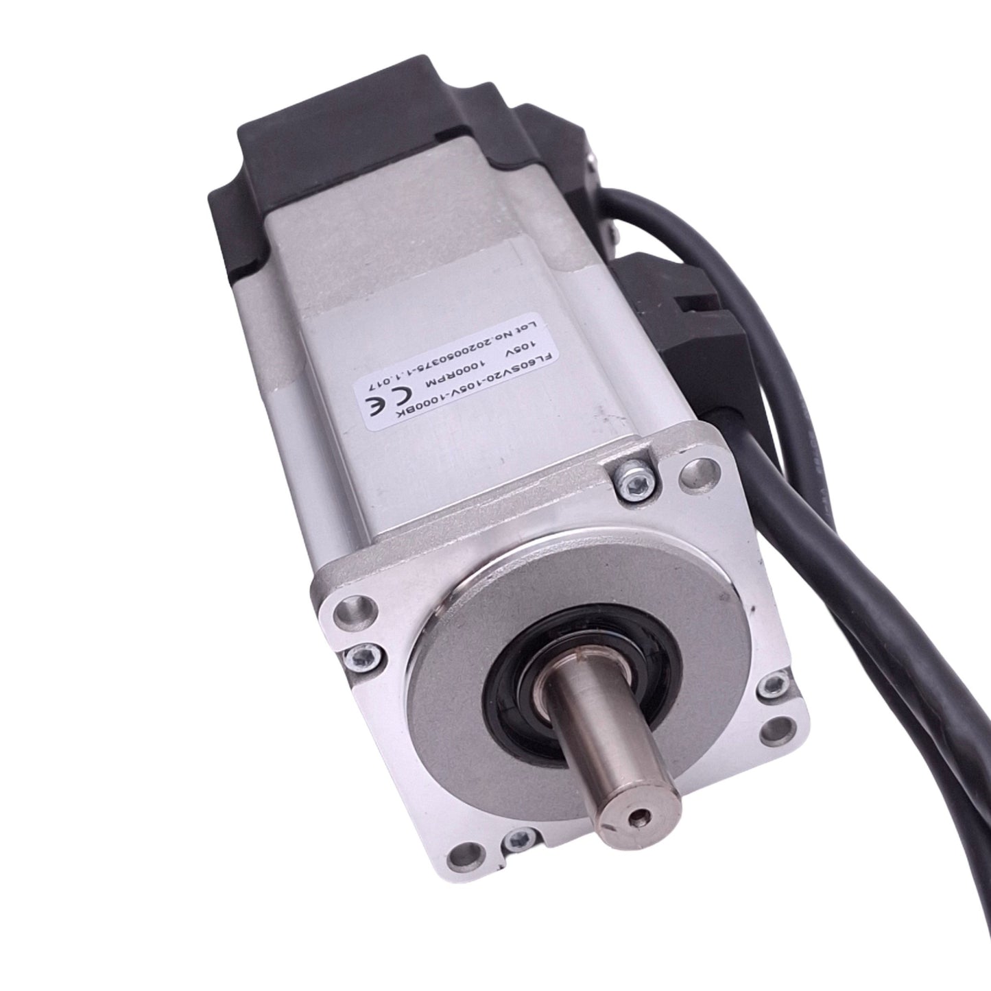 Used Fulling Motor FL60SV20-105V-1000BK Servo Motor, 105VDC, 1000rpm Max, ø12mm Shaft