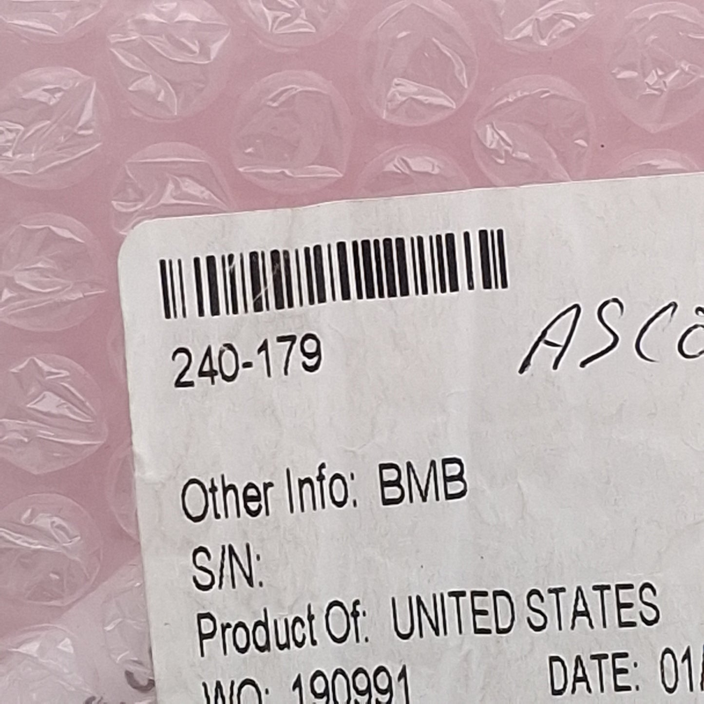 New Lot of 2 Asco 240-179 Jumper Clip, for G3 Electronics/501/502/203 Series