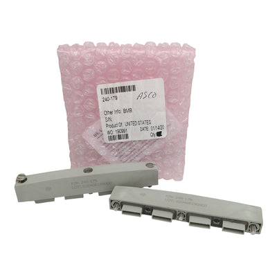 New Lot of 2 Asco 240-179 Jumper Clip, for G3 Electronics/501/502/203 Series