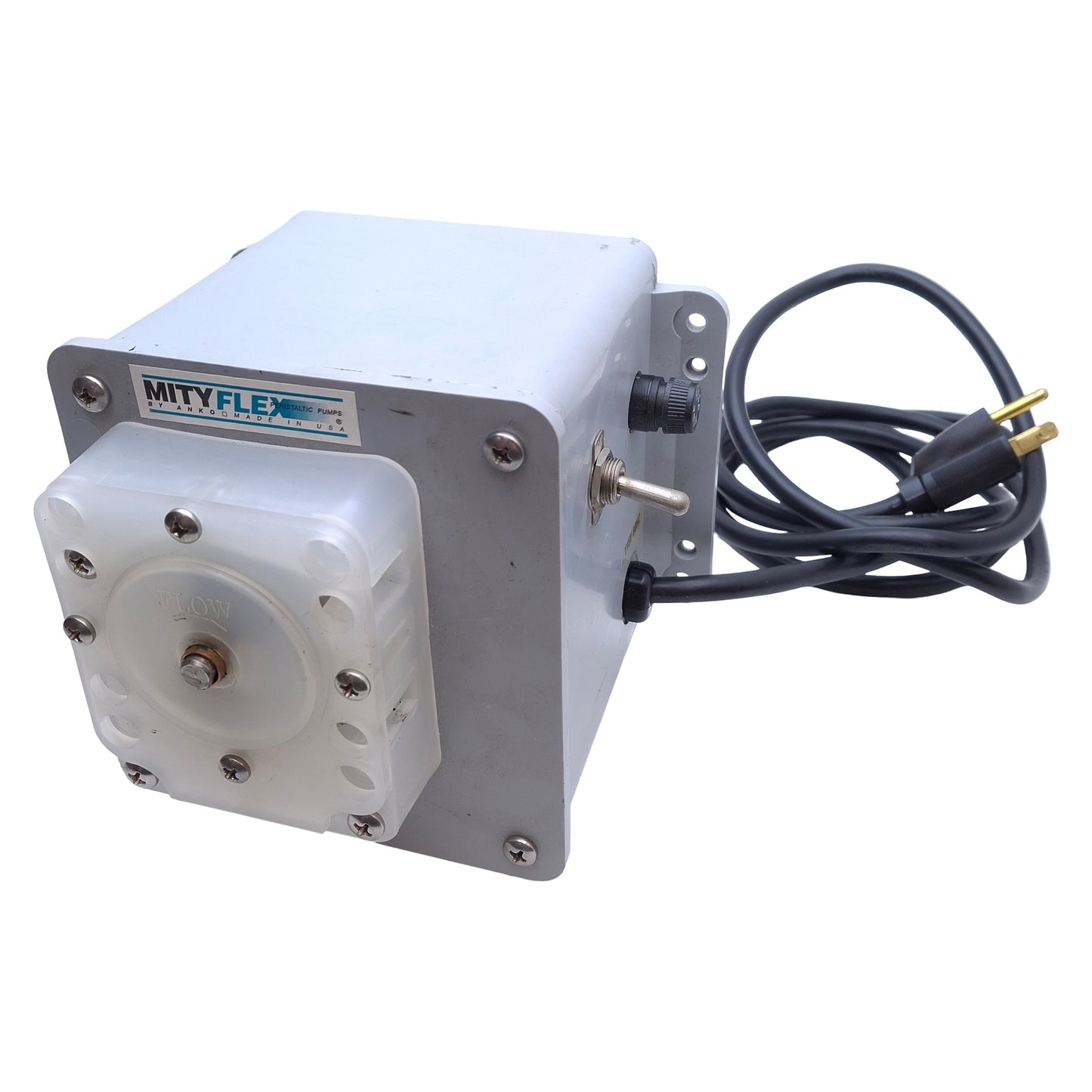 Used Mityflex 907-101-3014-64 Peristaltic Pump 115VAC, 40PSI Max, 0.4-987ml/min Flow