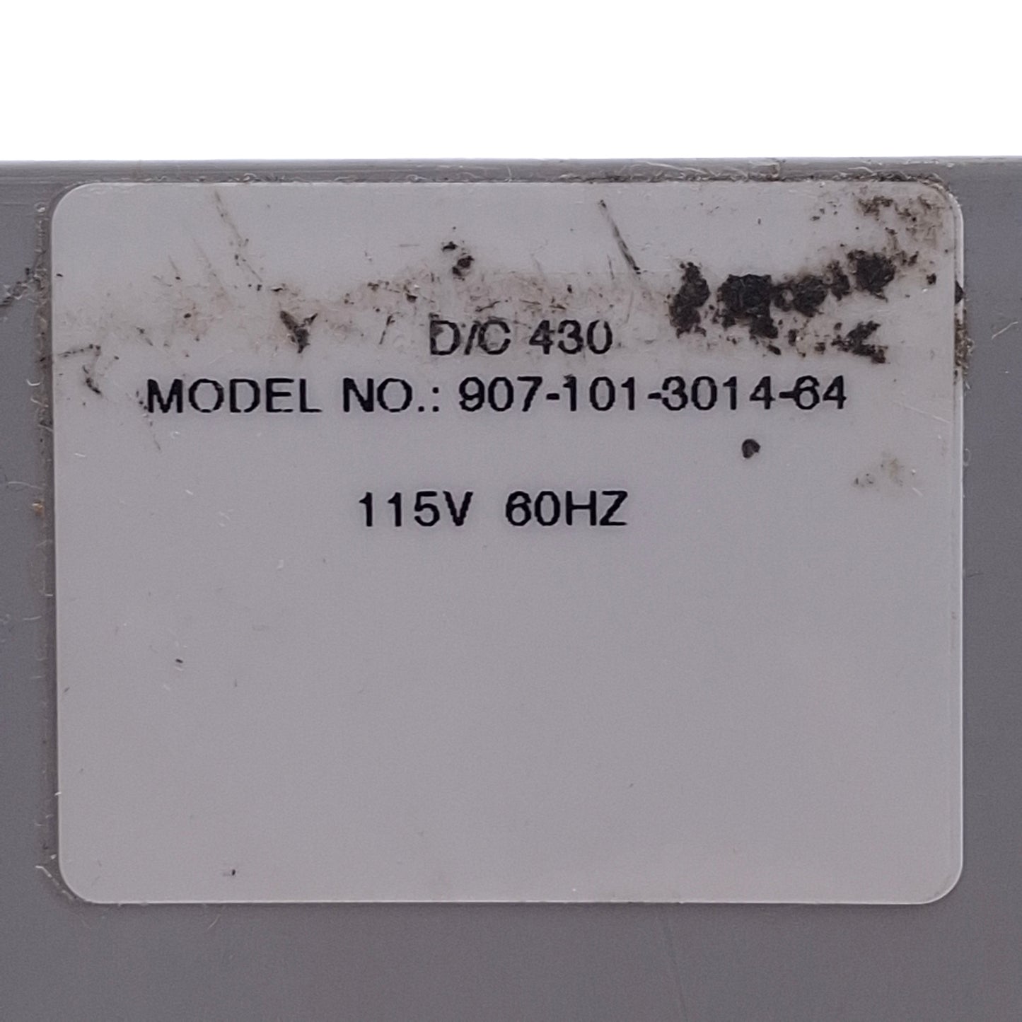 Used Mityflex 907-101-3014-64 Peristaltic Pump 115VAC, 40PSI Max, 0.4-987ml/min Flow