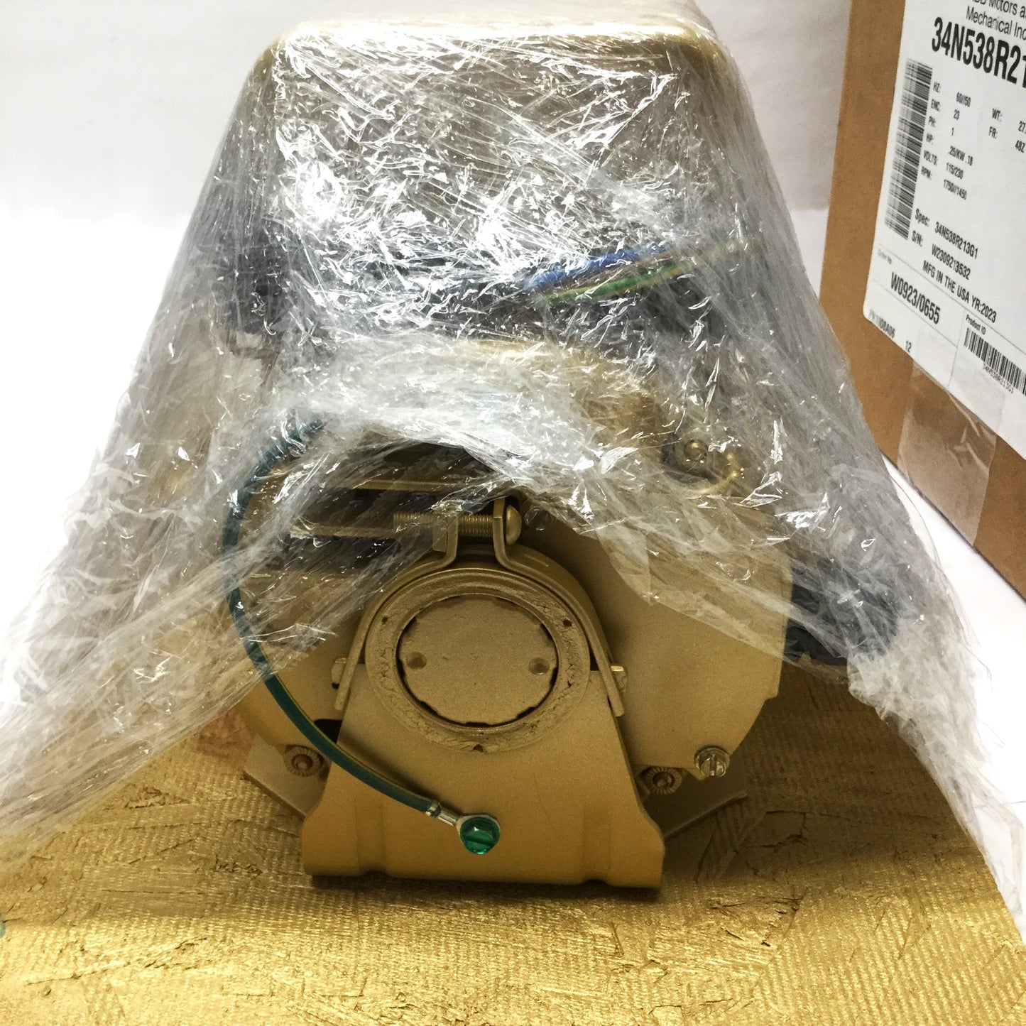 New Stratasys Baldor 400712-0002 F900 3D Printer Oven Blower Motor 115/230VAC 1/4HP