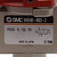 Used SMC VHS40-N03-Z Pressure Relief Lock-Out Valve, 3-Port, 15-150psi, 3/8in NPT