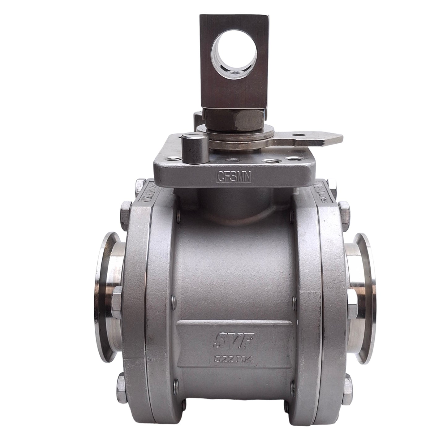 Used SVF Flow Control SB666ATTR-3in-720 Ball Valve, Stainless Steel, 3in Sanitary