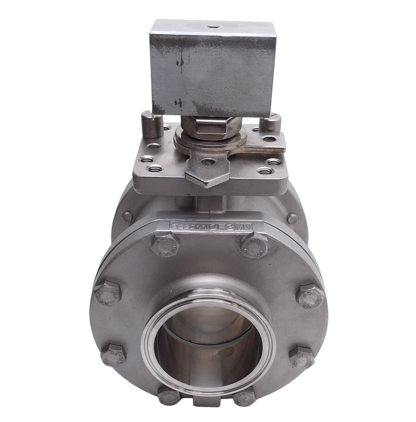 Used SVF Flow Control SB666ATTR-3in-720 Ball Valve, Stainless Steel, 3in Sanitary