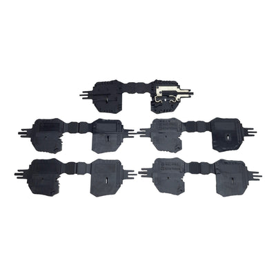 New Lot of 5 Allen Bradley 1492-FPK2 Fuse Plug Terminal, 5x20mm Fuse, 10.9A 250V