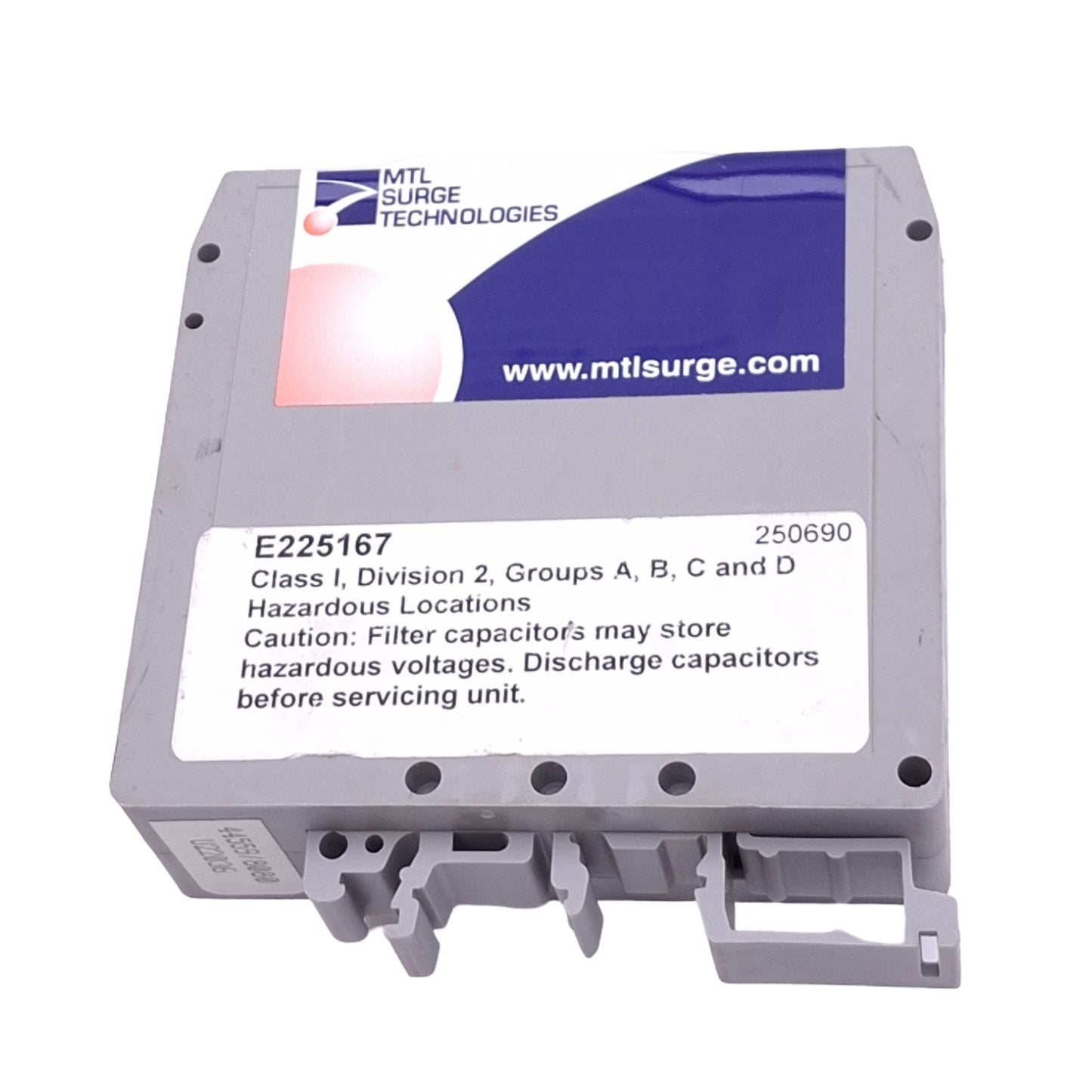 Used MTL MA15/D/2/SI Surge Suppressor, 240VAC 15A, DIN Rail, 18kA Max Surge