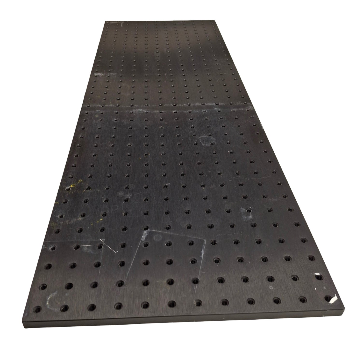 Used Edmund Optics 03-643 Aluminum Optical Breadboard, 36in x 12in x 0.5in, 1/4-20