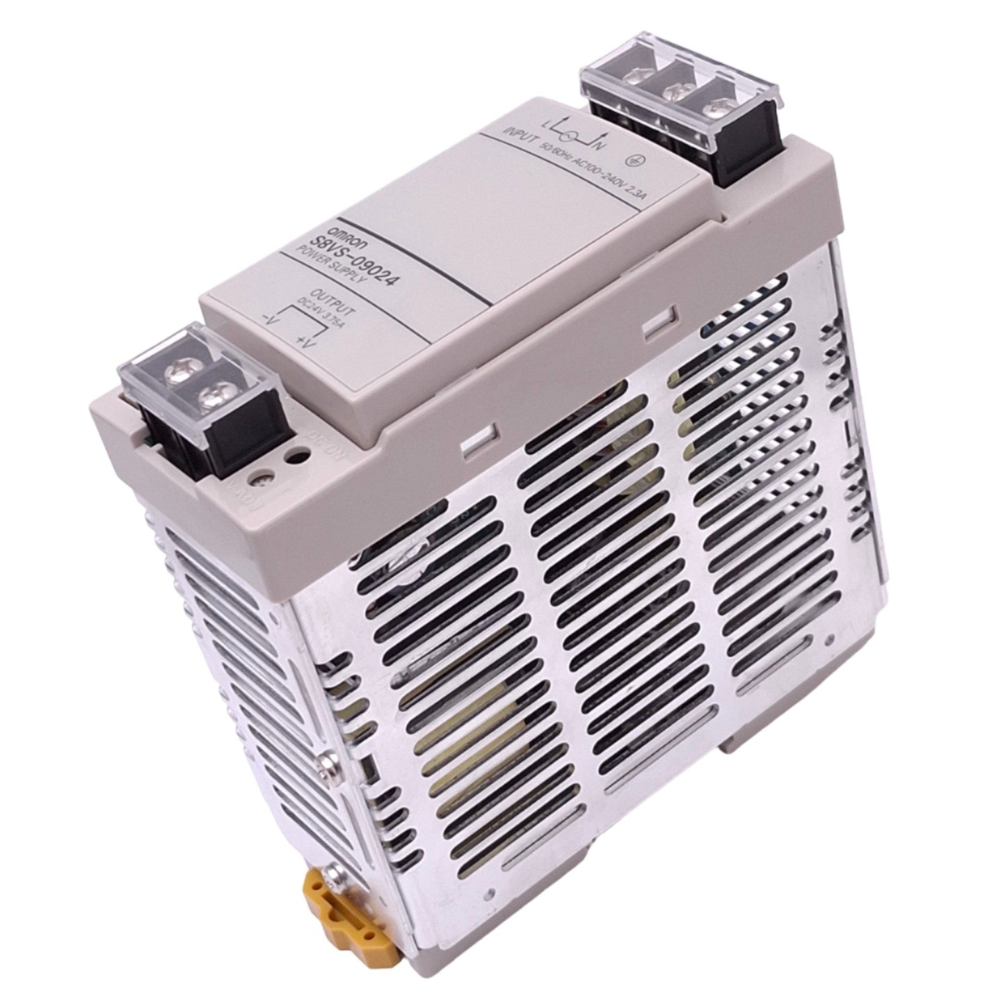 Used Omron S8VS-09024 Power Supply, 100-240VAC In, 24VDC 3.75A Out, 90W Max