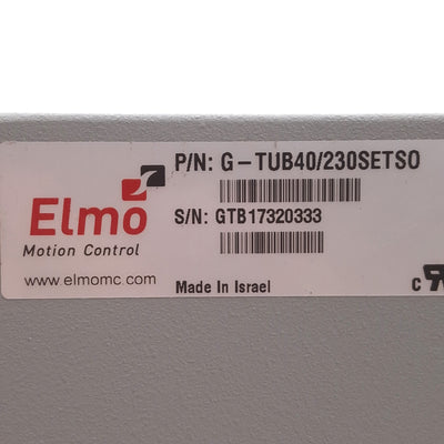New Elmo G-TUB40/230SETSO Gold Tuba Digital Servo Drive, 40A 230VAC 3PH, CANopen/USB