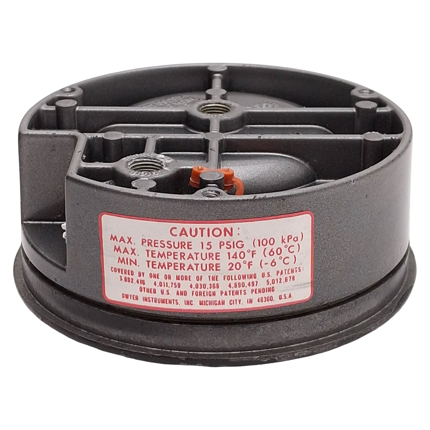 Used Dwyer 2030 Magnehelic Differential Pressure Gauge, 0-30in Water, 15psi, 1/8NPT