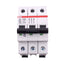 New ABB S203U-K40A Circuit Breaker, 3-Pole 40A, 240VAC Max, DIN Rail Mount