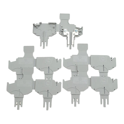 New Lot of 5 Allen Bradley 1492-CPL Plug-In Component Plug Terminal, Gray