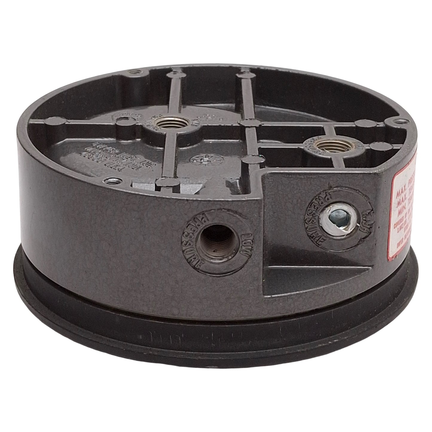 Used Dwyer 2203C Magnehelic Differential Pressure Gauge, ø4in Dial, 0-3psi, 1/8in NPT