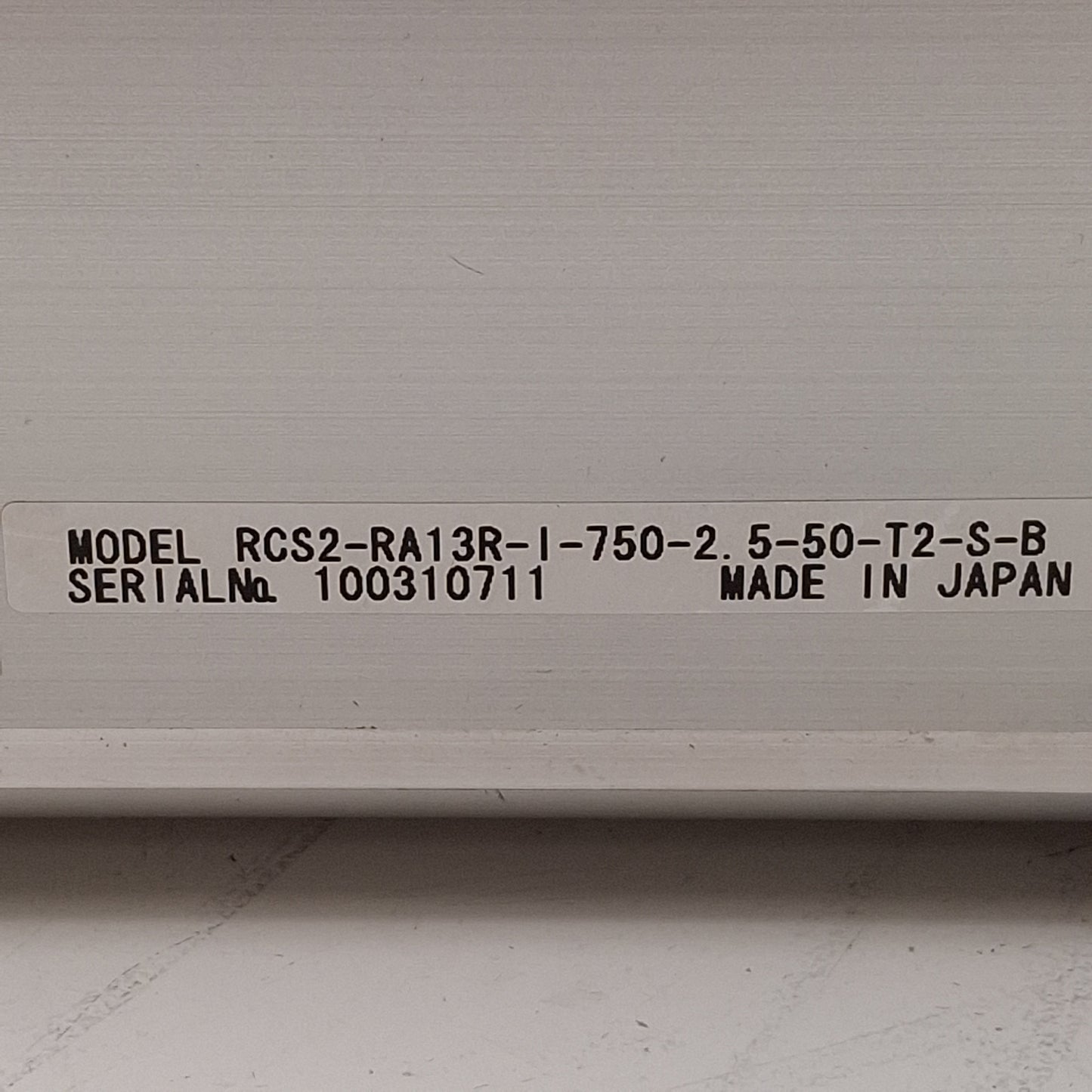 Used IAI RCS2-RA13R-I-750-2.5-50-T2-S-B Robo Cylinder, 750W, 2.5mm Lead, 50mm Stroke