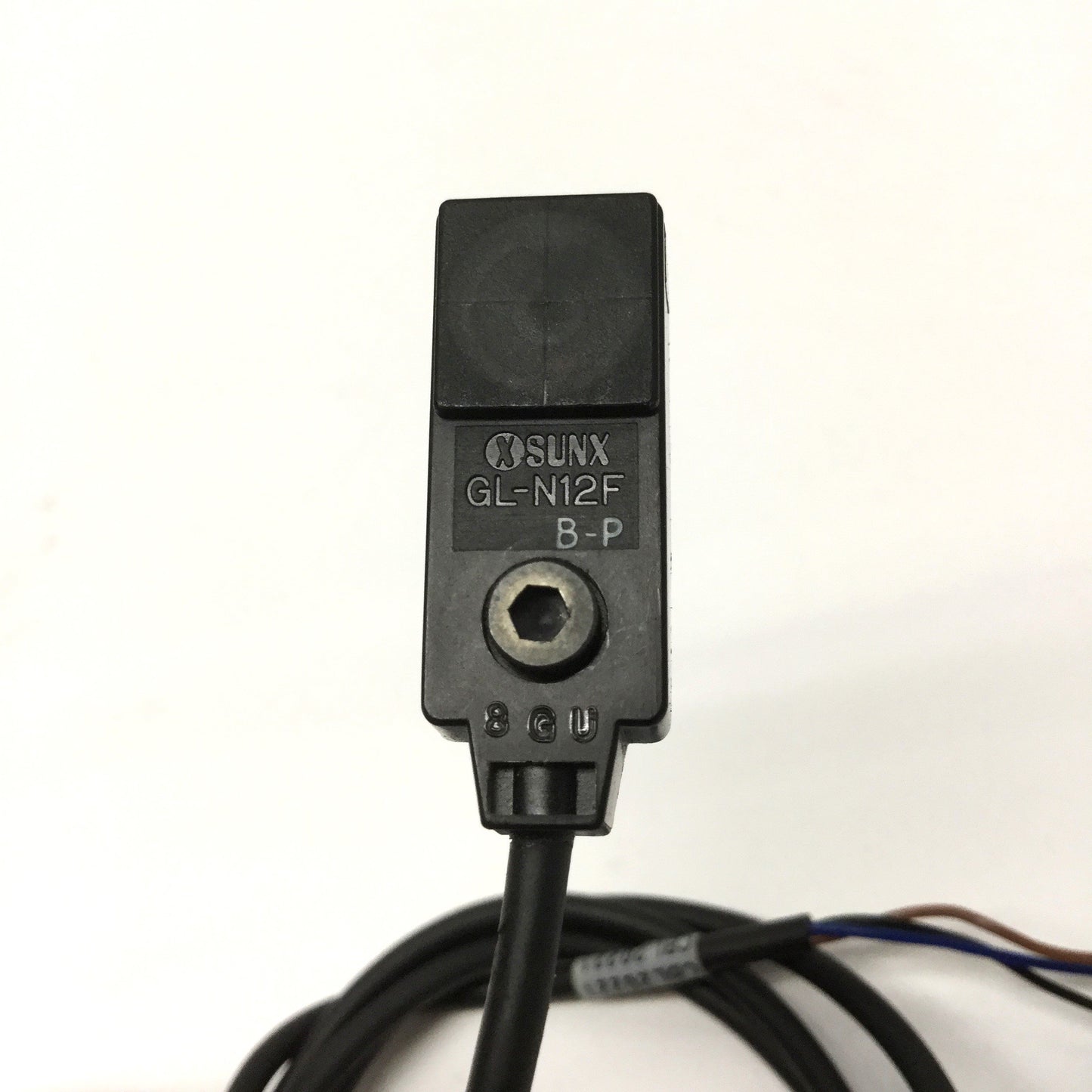 Used Sunx GL-N12FB-P Inductive Proximity Sensor 12-24VDC, PNP-NC, 4mm Max Distance
