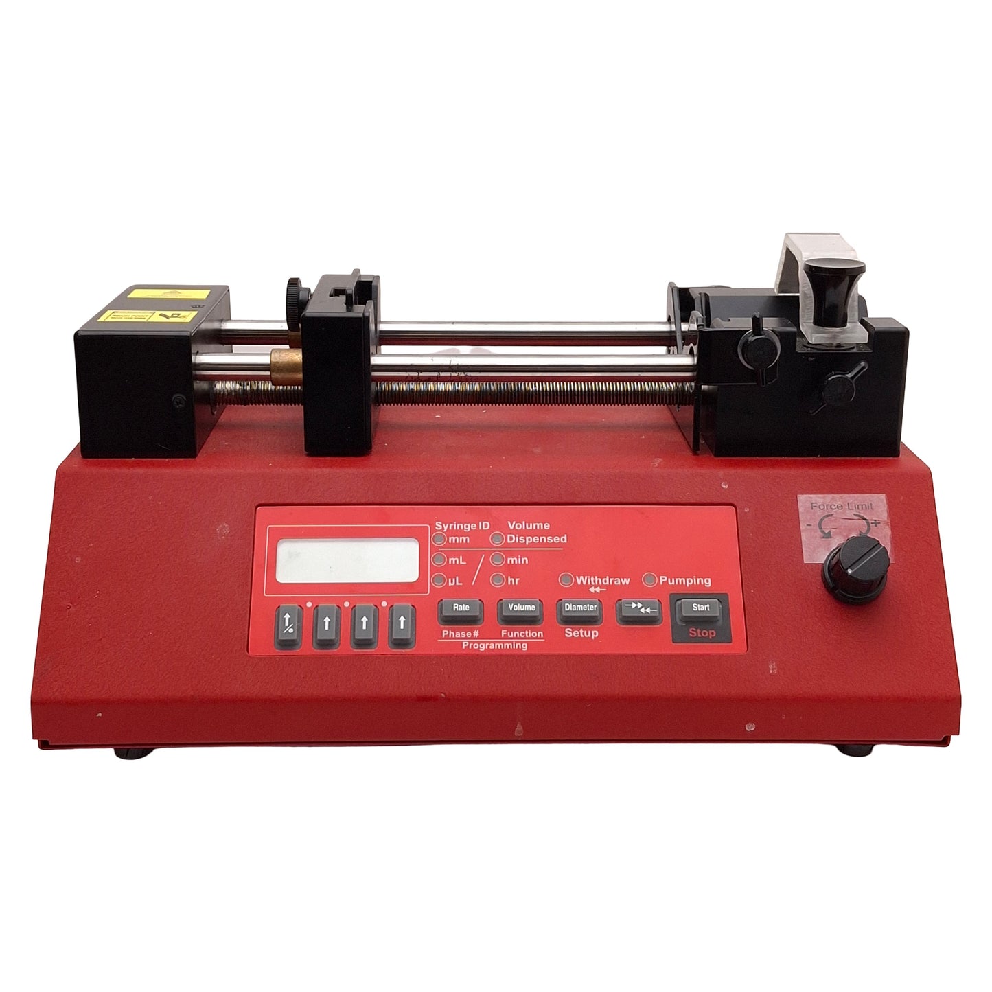 Used New Era NE-8000 Syringe Pump, 20rev/in, 140/200mL, 24VDC 2.5A *Clamp/Pump Light*