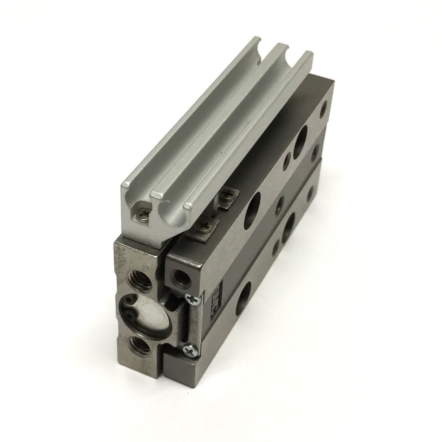 Used SMC MXJ8-20 Precision Air Slide Guided Cylinder Table, ⌀8mm Bore, 20mm Stroke