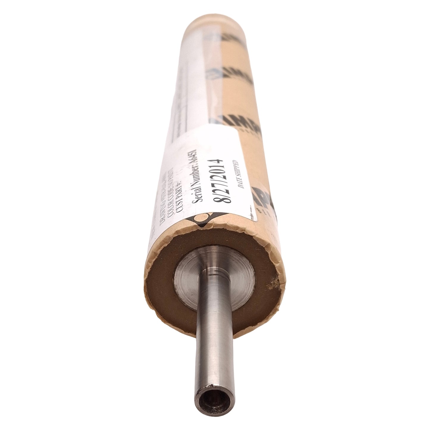 Used Imperial Rubber Products 60 Duro EDPM Test Roll, ø2in x 13in Roll, 18in Length