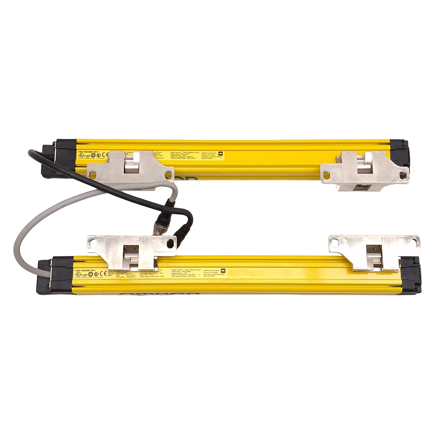 Used Omron F3SG-4RA0350-30 Safety Light Curtain, ø30 x 350mm Protection 0.3-20m 24VDC