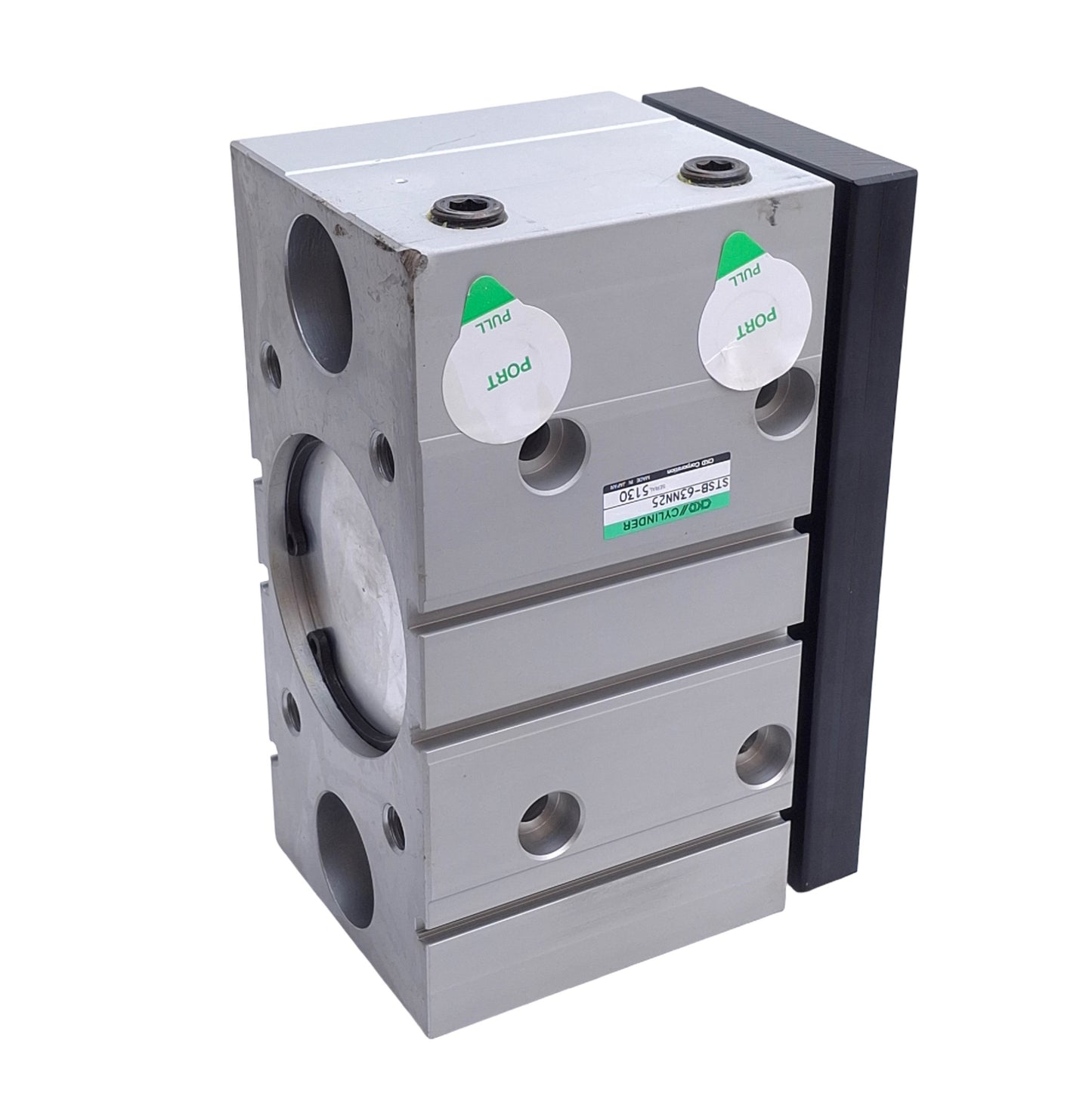 New – Open box CKD STS-B-63NN-25 Guided Cylinder, 25mm Stroke, 63mm Bore, 1/4in NPT