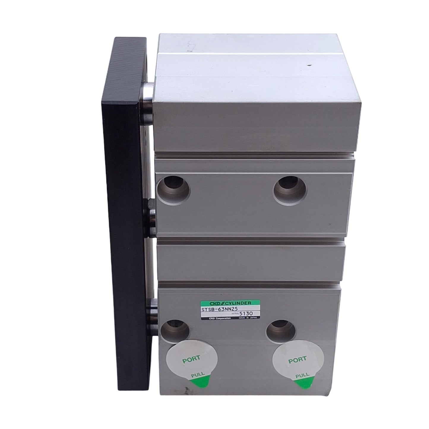 New – Open box CKD STS-B-63NN-25 Guided Cylinder, 25mm Stroke, 63mm Bore, 1/4in NPT