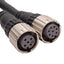 Used Omron F39-JGR2W Cascading Cables For Safety Light Curtain Emitter & Receiver