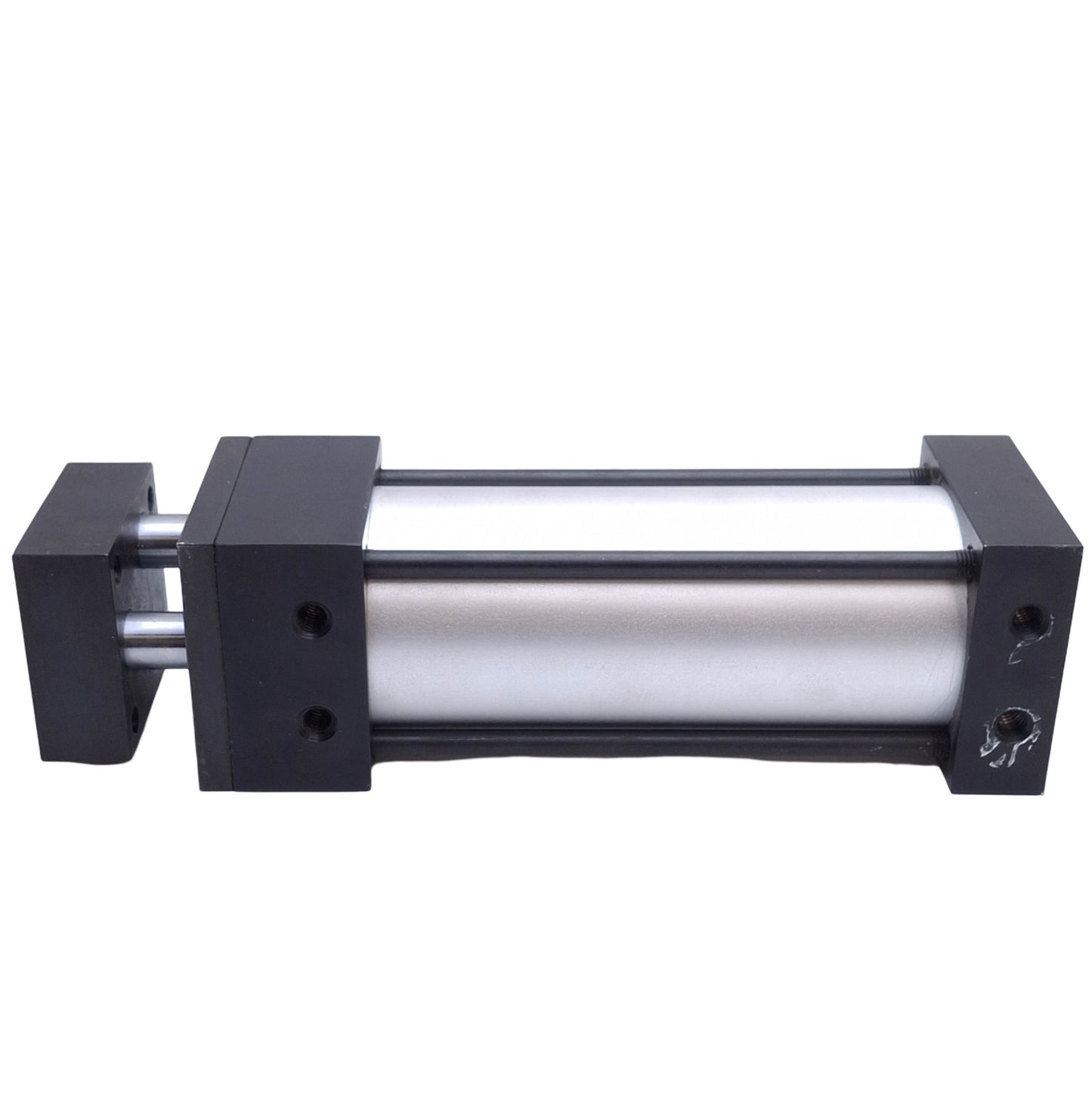 Used Bimba TRD TR-MS4-21/2"x5" Triple Rod Cylinder, 2-1/2in Bore, 5in Stroke, 250psi