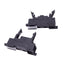 Used Lot of 2 IDEC SF1V-4-07L Relay Sockets, 10-Pin, 250V 6A Max, DIN Rail