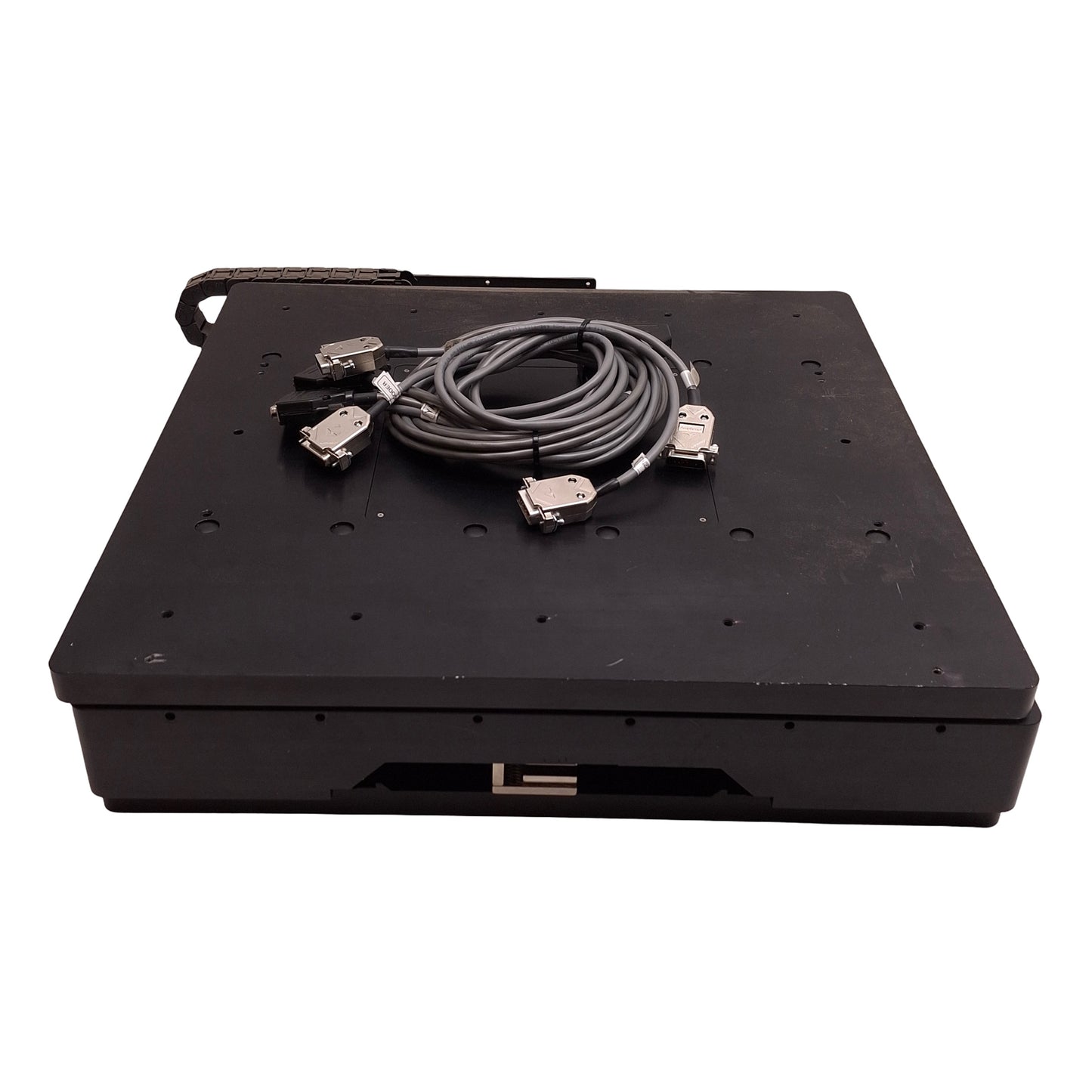 Used Miyachi Unitek 00036140 X Y Motorized Stage, Linear Motors, 12in x 12in Travel