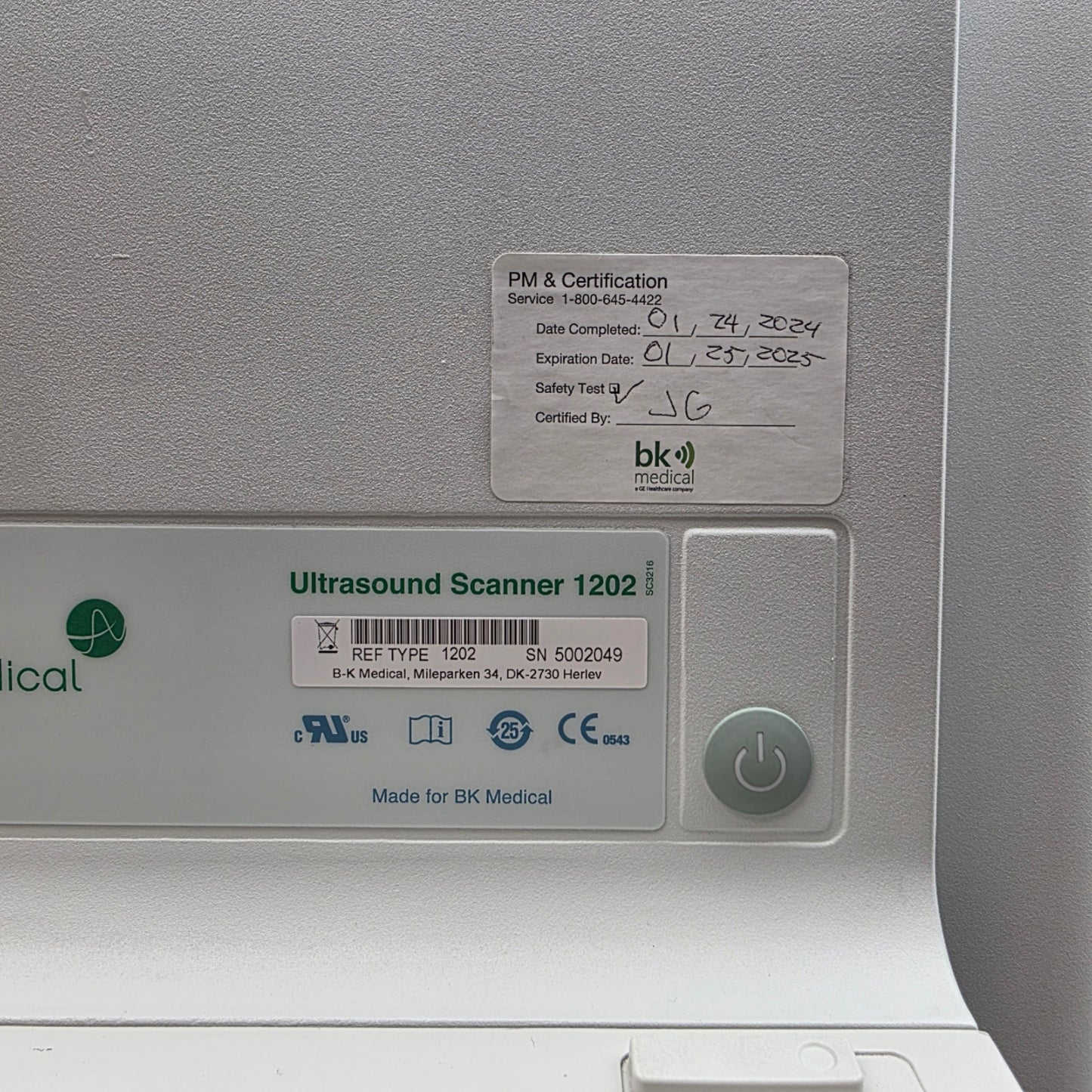 Used BK Medical 1202 Flex Focus 400 Desktop Ultrasound Scanner 100-230VAC