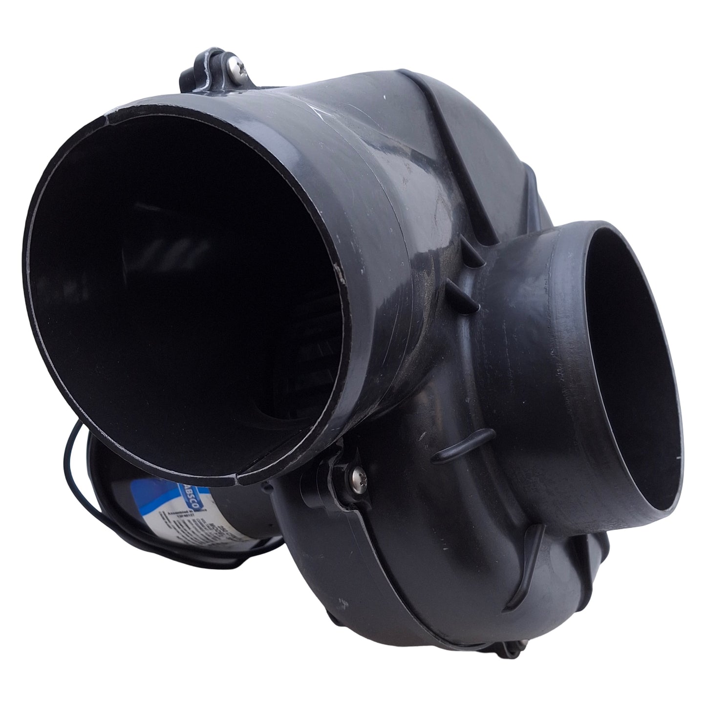 Used Jabsco 35440-0010 OEM Blower 24VDC, 5.3A Current, 250CFM Air Flow, ø4" Wheel