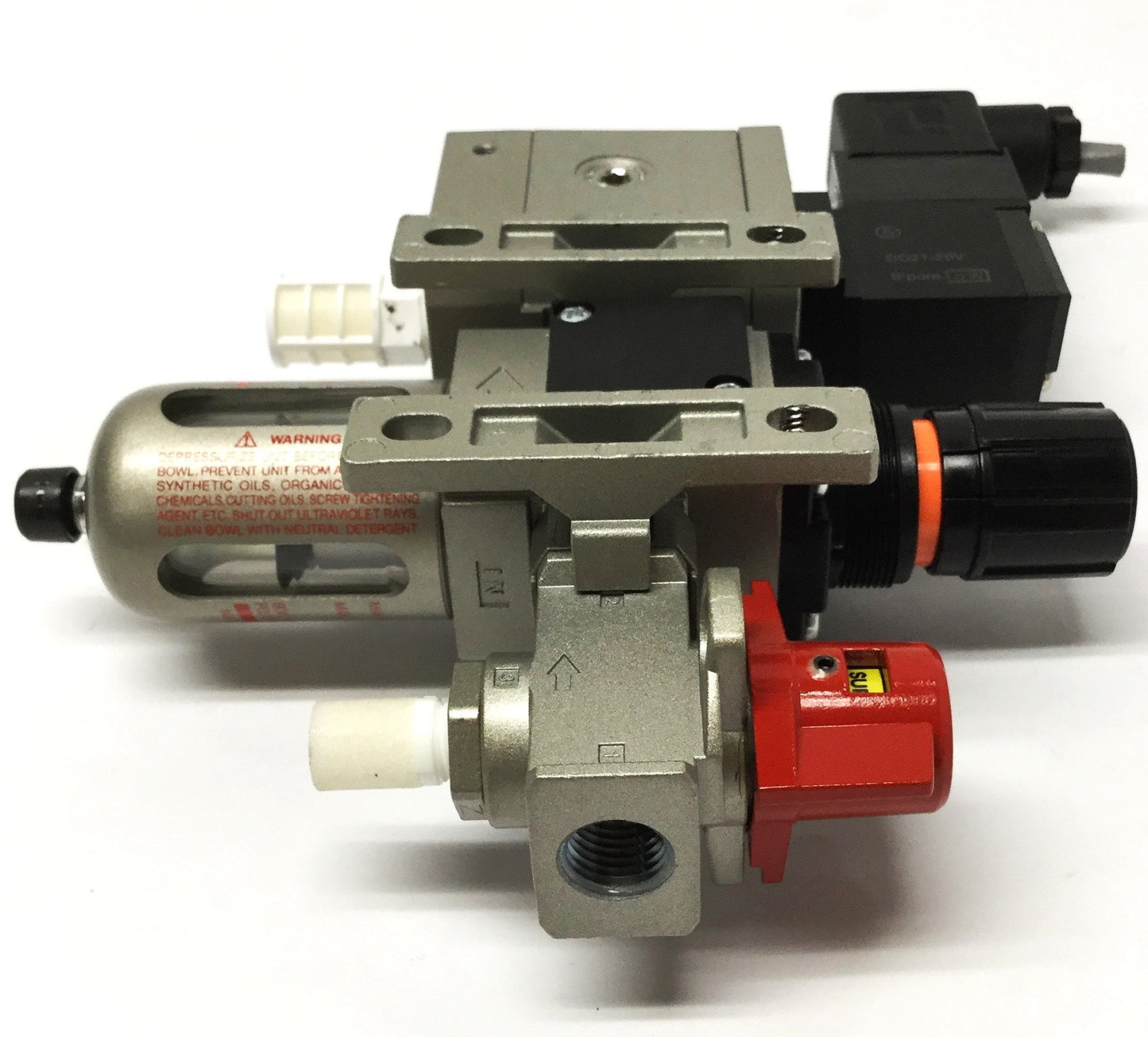 Used SMC AW20K-N02E-CZ Air Filter/Regulator, NAV2000 Start-Up, VHS20 Relief Valve