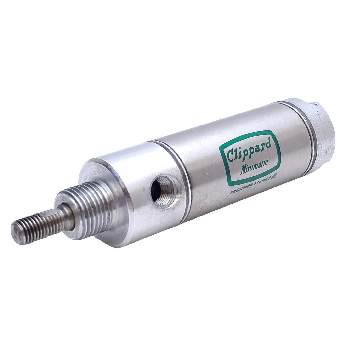 Used Clippard SDR-17-1 Pneumatic Cylinder ø1-1/16" Bore, 1" Stroke, 1/8-27 NPT Port