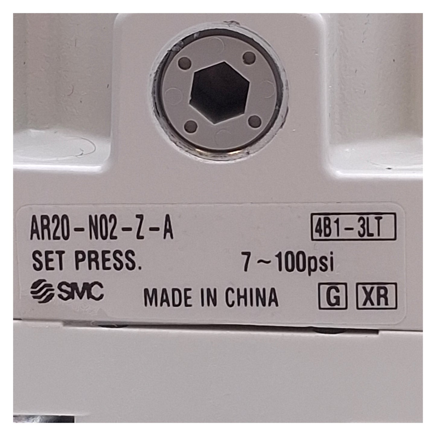 Used Lot of 2 SMC AR20-N02-Z-A Pneumatic Pressure Regulators 1/4 NPT Port, 7-100psi
