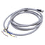 Used Omron F39-JG3A-L Cordset, M12 5-Pin Straight Female to Flying Leads, 24VDC, 3m