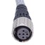 Used Omron F39-JG3A-L Cordset, M12 5-Pin Straight Female to Flying Leads, 24VDC, 3m