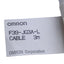 Used Omron F39-JG3A-L Cordset, M12 5-Pin Straight Female to Flying Leads, 24VDC, 3m