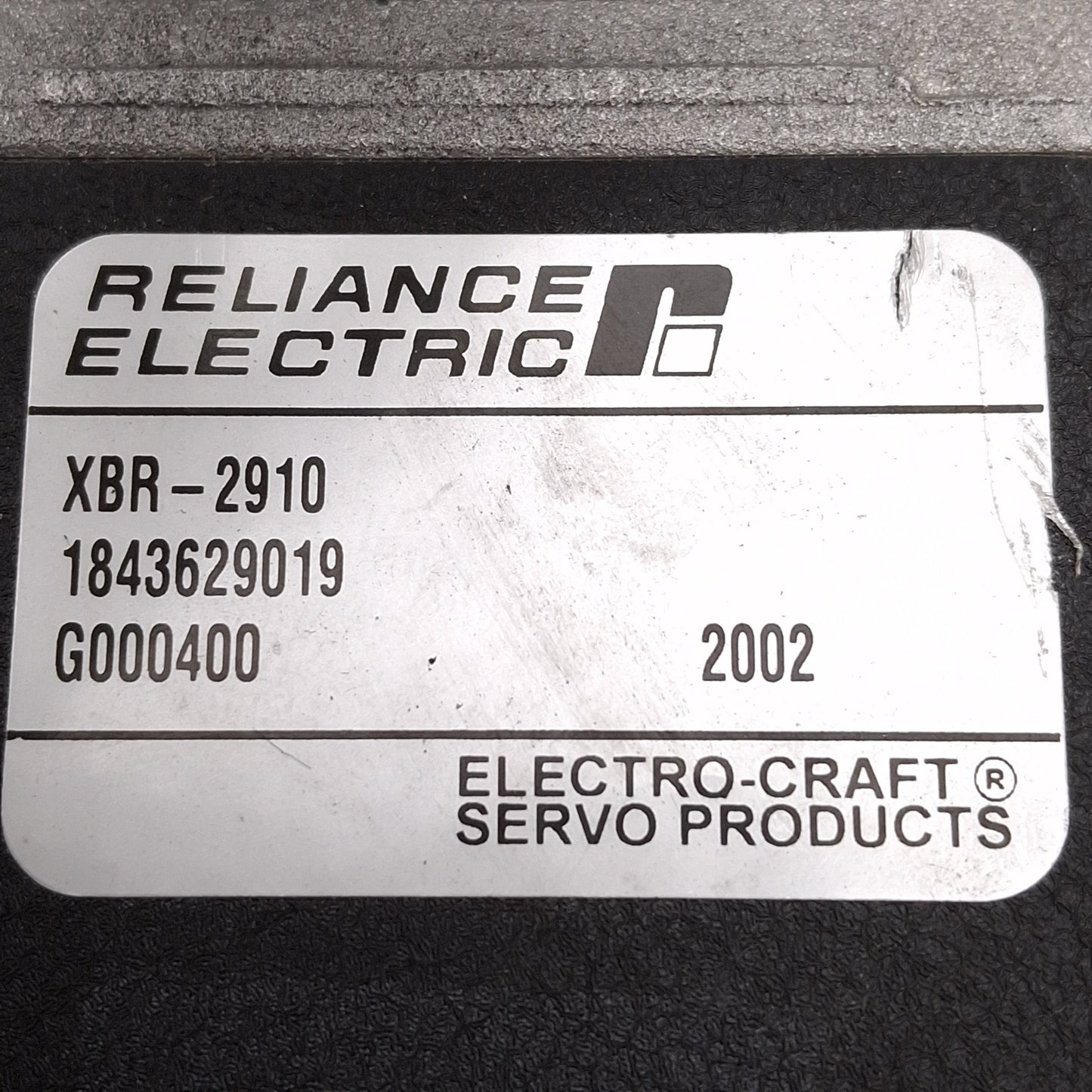 Used ElectroCraft XBR-2910 Servo Motor, 0.31kW, 230VAC, 6000rpm, NEMA 42, 3.0m Leads