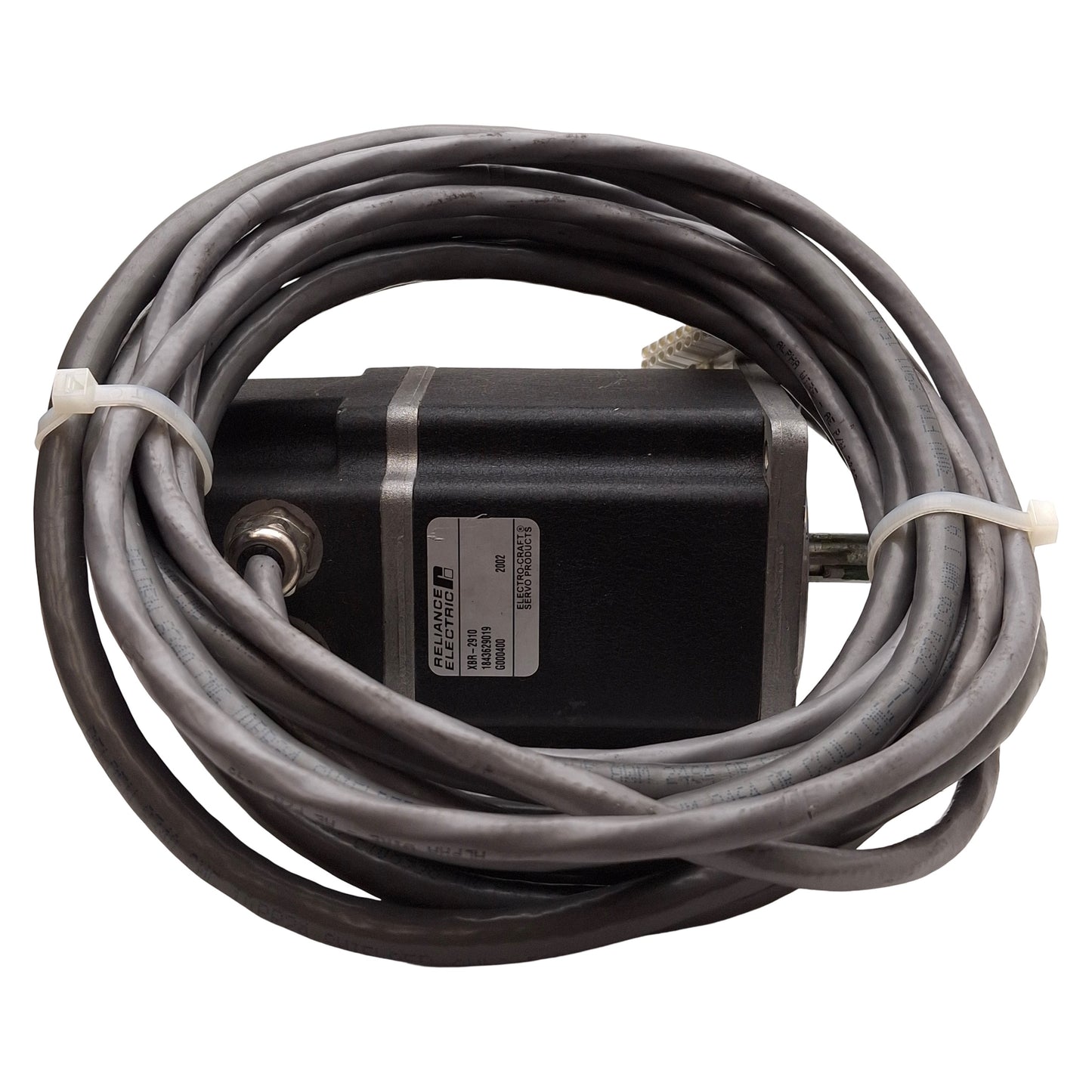 Used ElectroCraft XBR-2910 Servo Motor, 0.31kW, 230VAC, 6000rpm, NEMA 42, 3.0m Leads