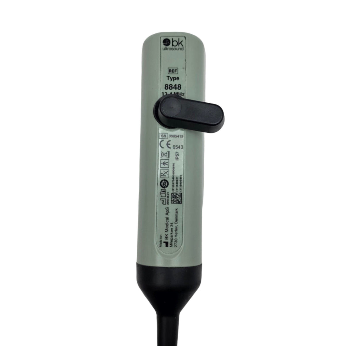 Used BK Medical Type 8848 Endocavity Biplane Transducer Probe 12-4MHz, 180°, 3-60mm