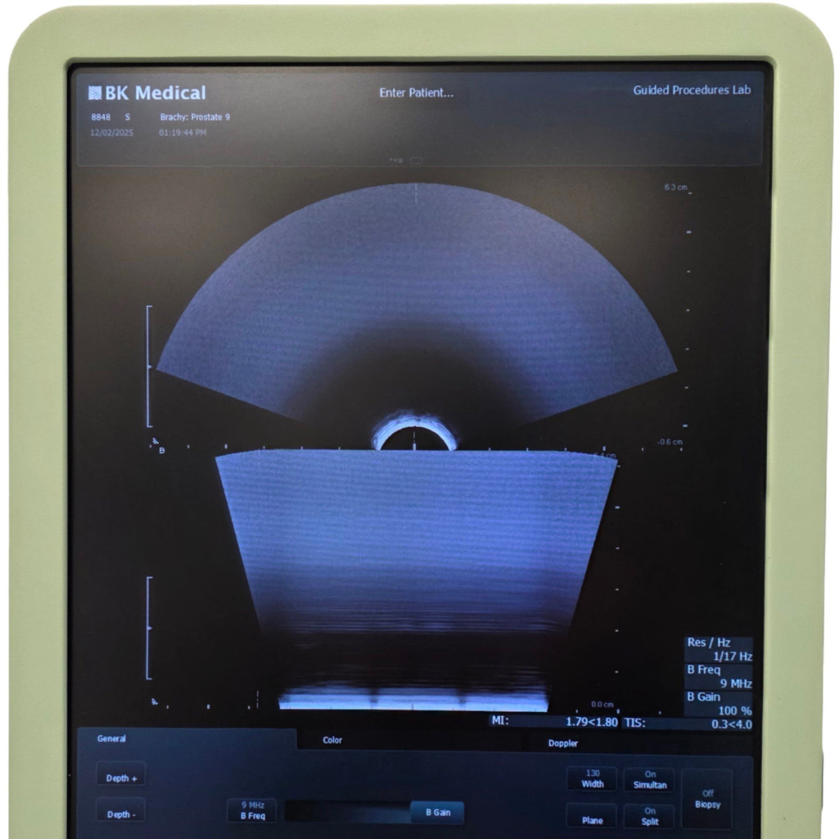 Used BK Medical Type 8848 Endocavity Biplane Transducer Probe 12-4MHz, 180°, 3-60mm