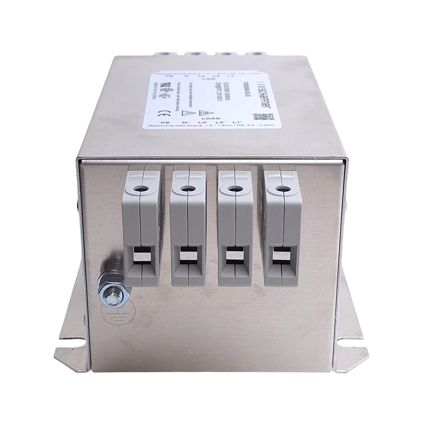 Used Schaffner FN3256H-25-33 Power Line Filter 3x520/300V 50/60Hz Max, 25A